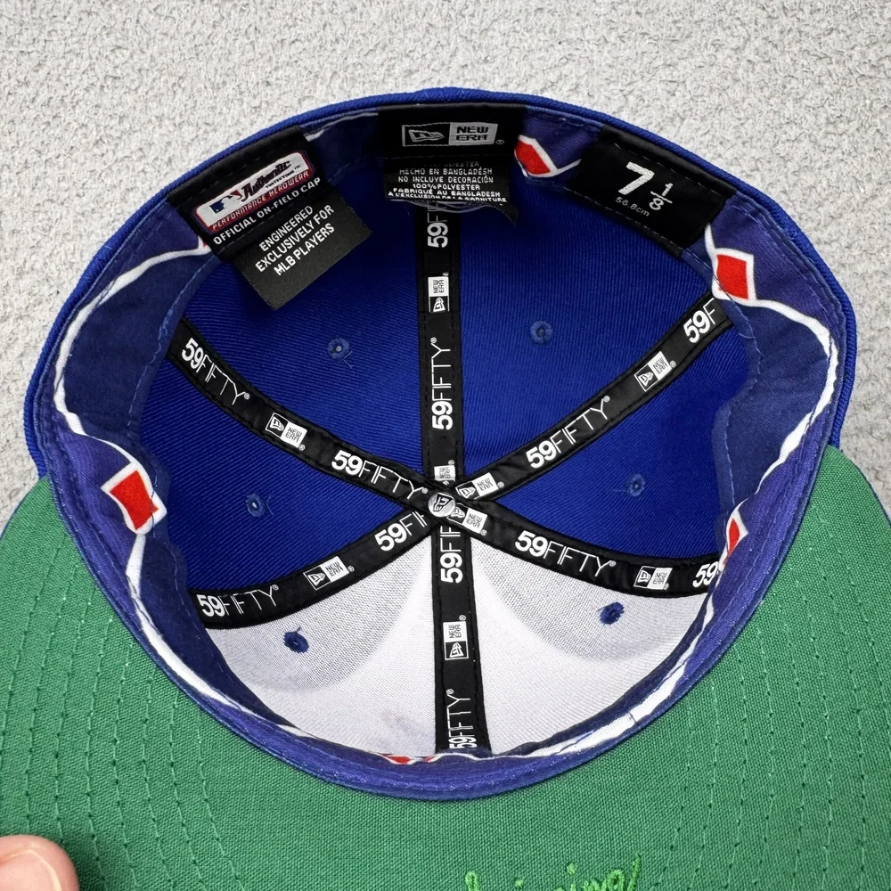 Atlanta Braves Hat Cap Fitted Mens 7 1/8 MLB Baseball Keep Swinging New Era